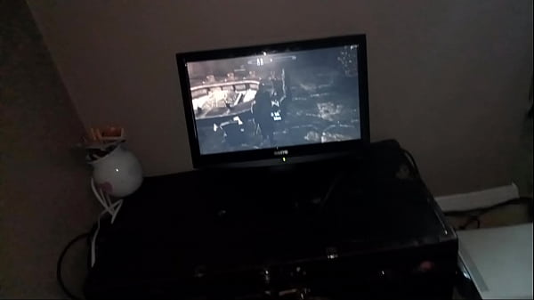 stroking my small cock while on skyrim