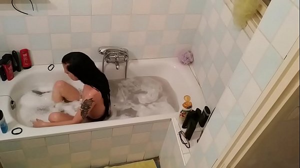 Hidden cam in a slim teen girls bathroom pt1 HD