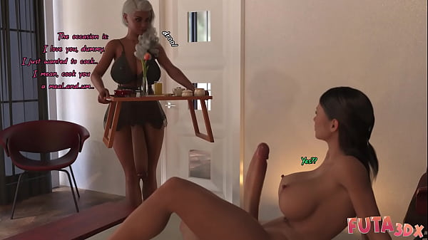 Download Video - Futa3dX - Super Hot Babe Rides Brunette Futa's Big Dick