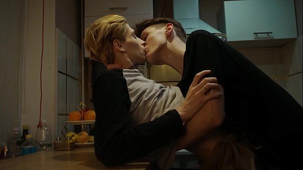 Hot sex on the kitchen table