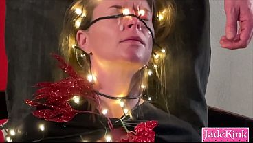 BDSM bound slut facial cumshot - Evil carnival pmv