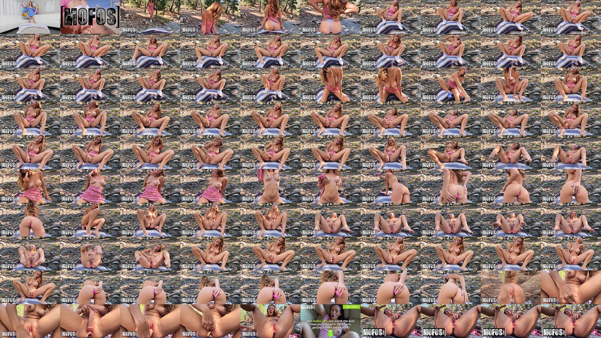 ) Squirts And Plays Anal Games By Herself With Her Toys Outdoors - Mofos 预览图