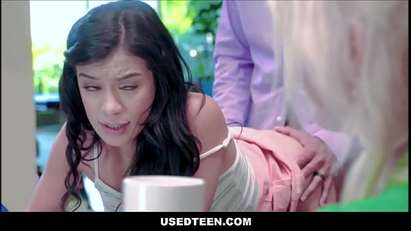 UsedTeen - Freeuse Tiny Latina Teen Step Daughter & Big Tits MILF Step Mom Are Used Anytime Step Dad Wants - Kit Mercer, Savannah Sixx, Jon Rogue - Enter FREEUSE26 on official site for discount