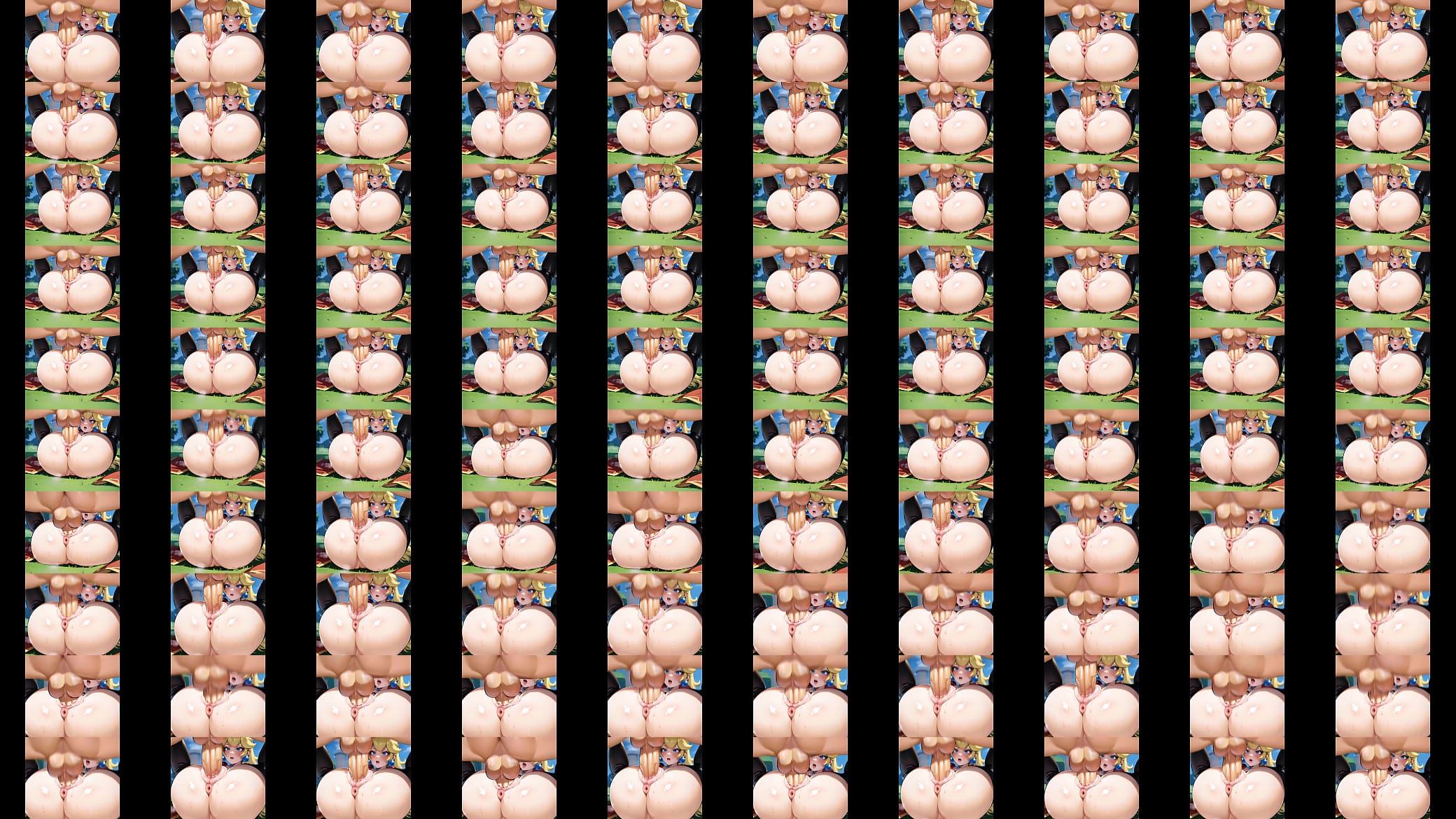 Peach being fucked by huge cock (ai generated) 预览图