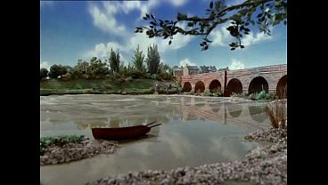 Thomas fishing for piranhas.