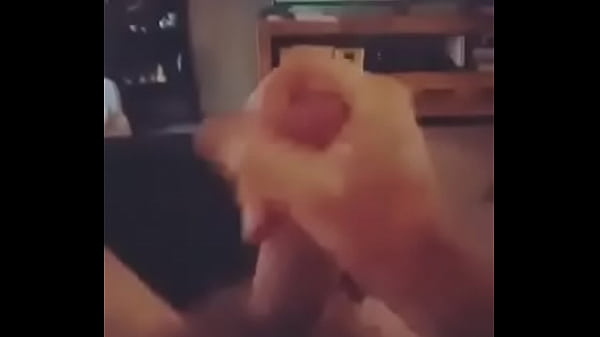 Mastabate Grosse Bite Jusqu'à Gros Plan Éjaculation