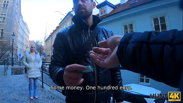 HUNT4K. Voluptuous hottie decides to fuck for cash but not a bouquet