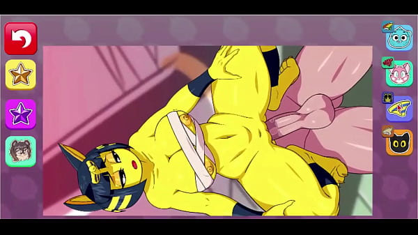 Undertheredhood1 - Trap the cat hentai game Ankha sex scenes only