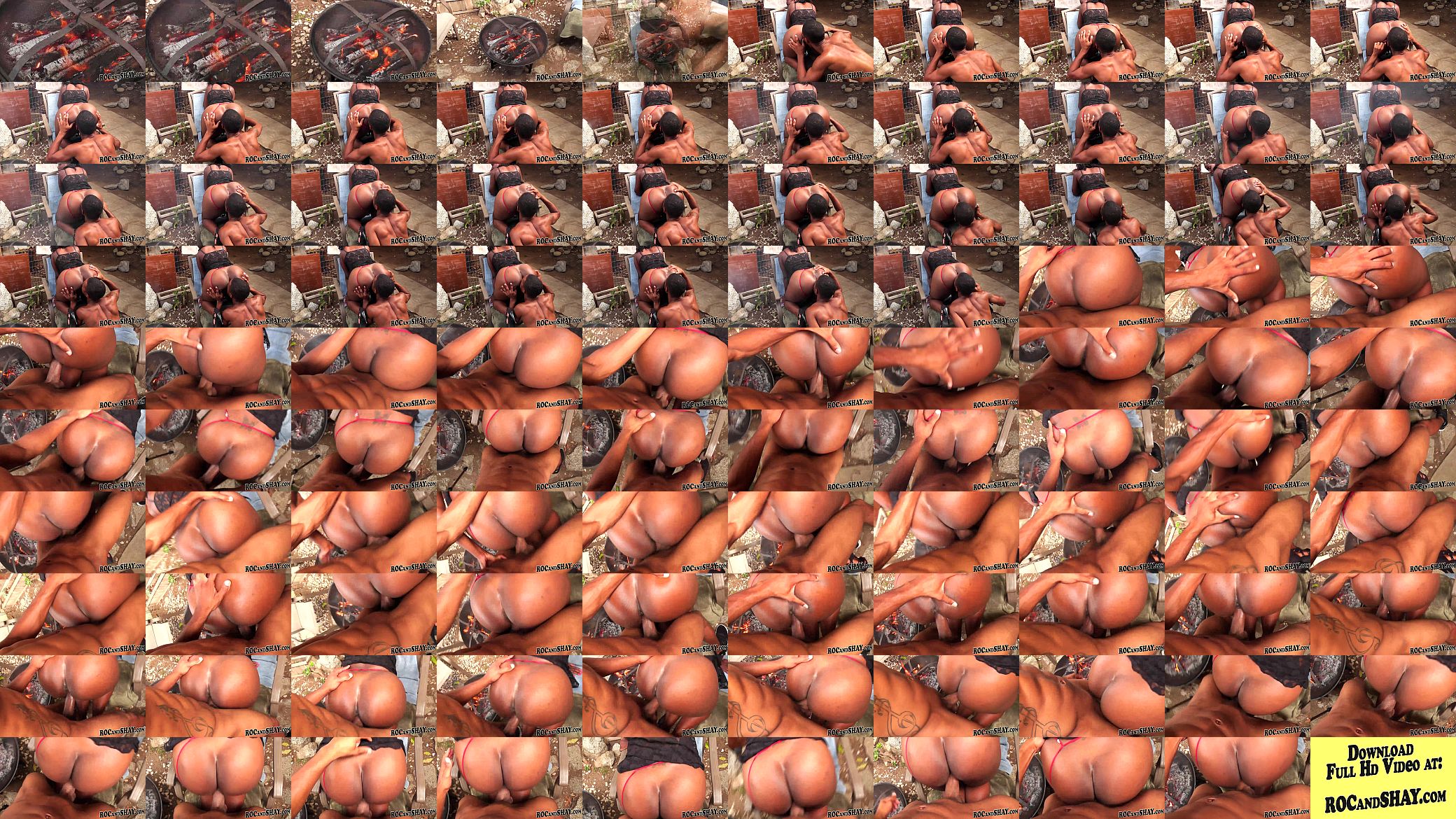 COUPLE FUCKS AT BARBECUE PARTY OUTDOORS !! 预览图