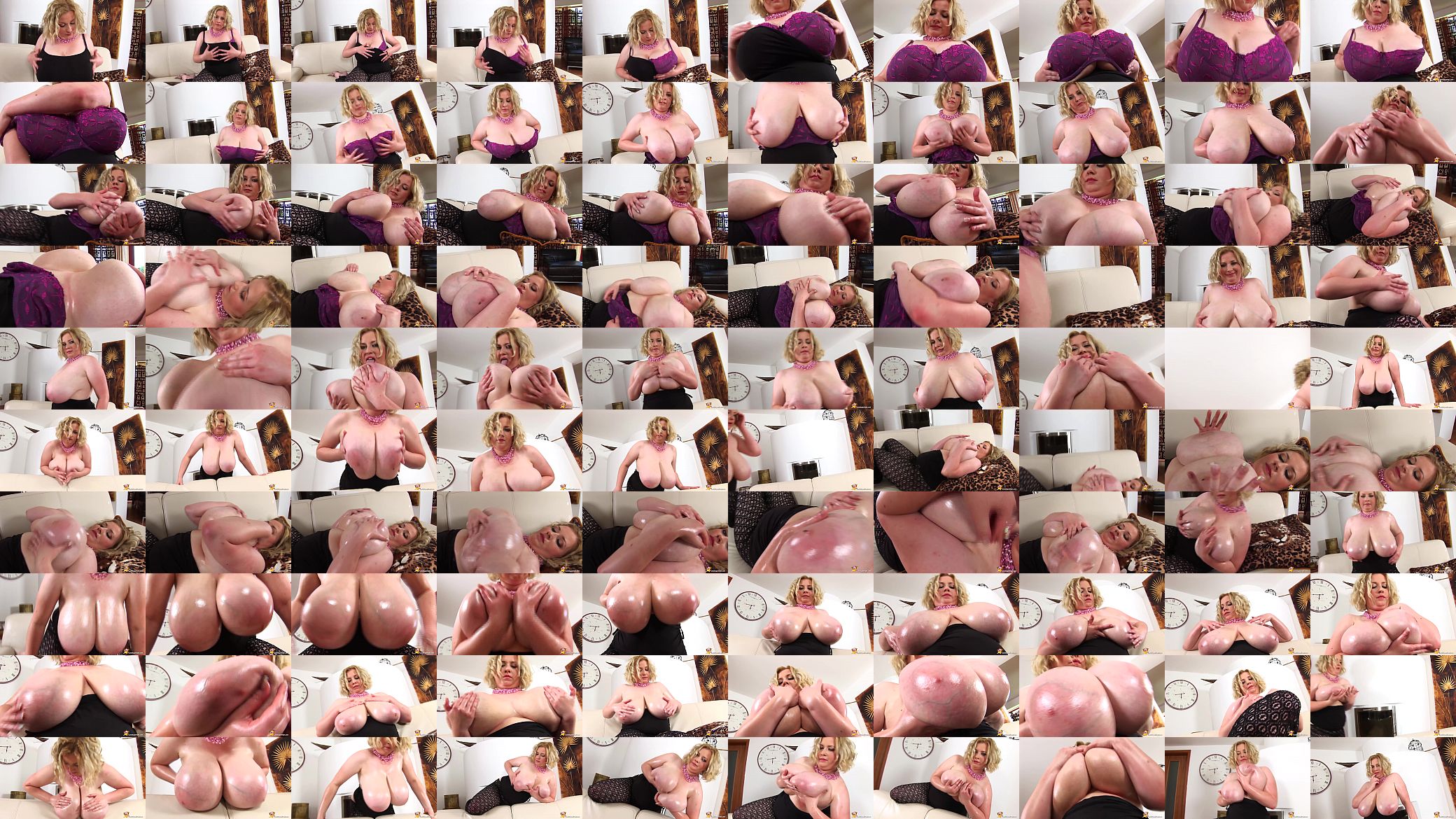 hot chubby milf shows her oiled monsters 预览图