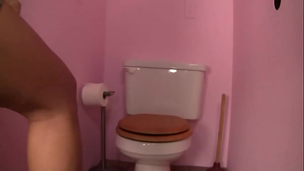 Kimber Sky Shows Off Her Big Boobs As She Gives A Glory Hole Blowjob