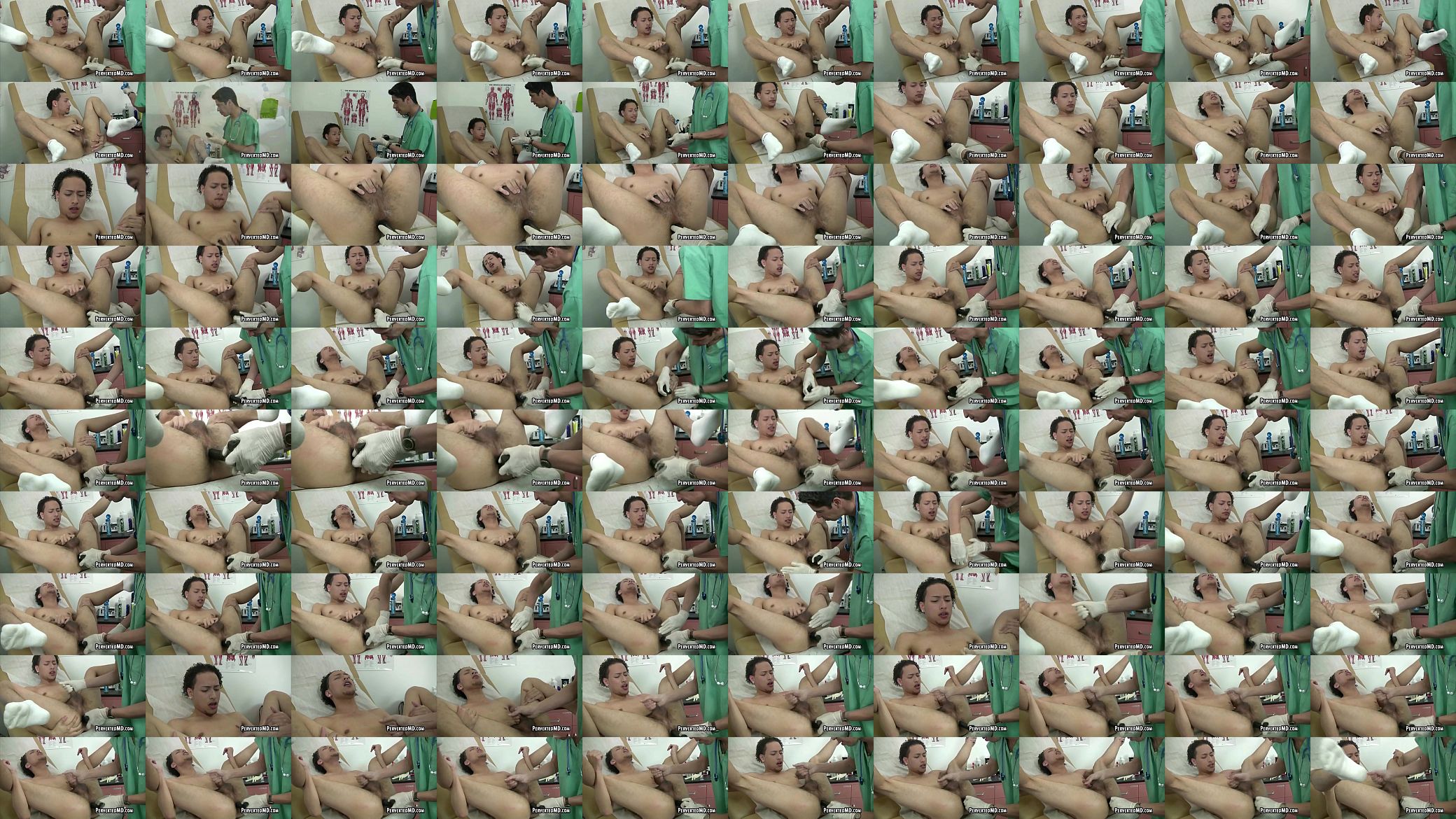 Doctor puts a dildo in this sexy hunk patients ass 预览图
