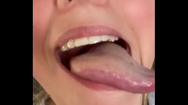 Long tongue blowjob machine whore