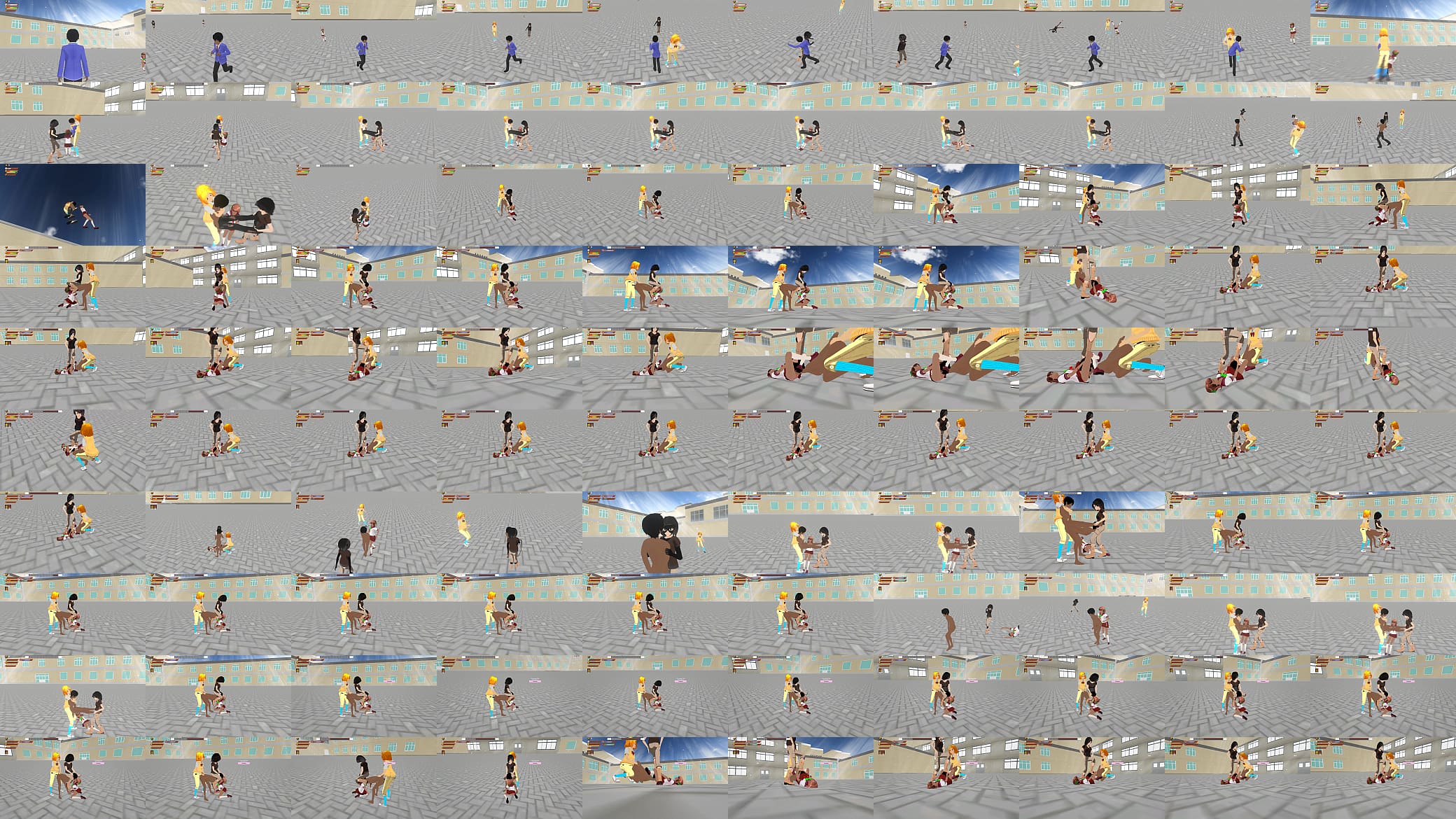 3d game 3 vs 1 fight gameplay 预览图