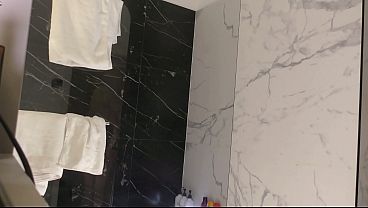 Big ass big tits amazingly beautiful blonde in the bathroom flashes her meaty pussy lips and sexy booty