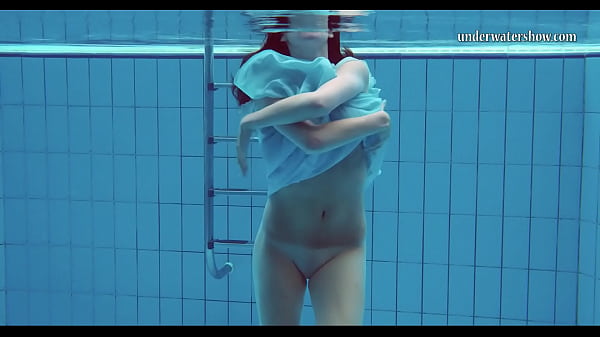 Big natural tits teen Piyavka Chehova swimming naked