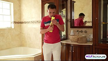 My Hot Stepmom Let me USE Her w/ Busty Blonde MILF Tiffani Madison and Stepson Johnny Love BLOWJOB