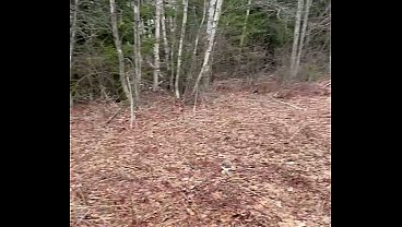pee sexy on the forest so cool