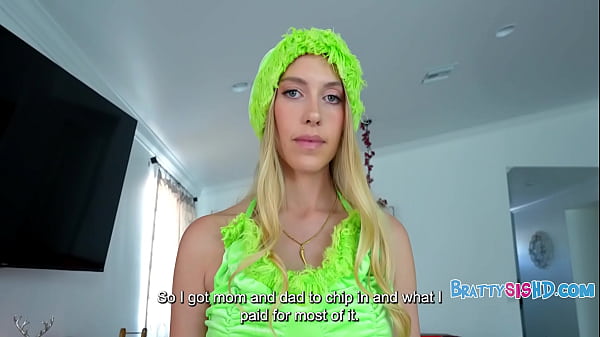 step Bro's Heartfelt Confession Made Her Eyes & Pussy Wet