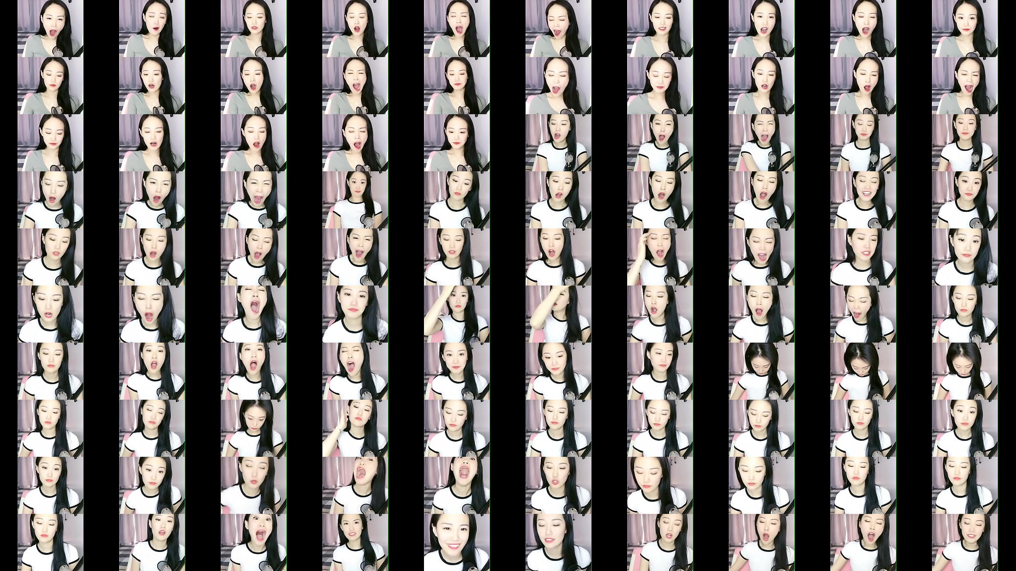 Chinese Girl Yawning 预览图