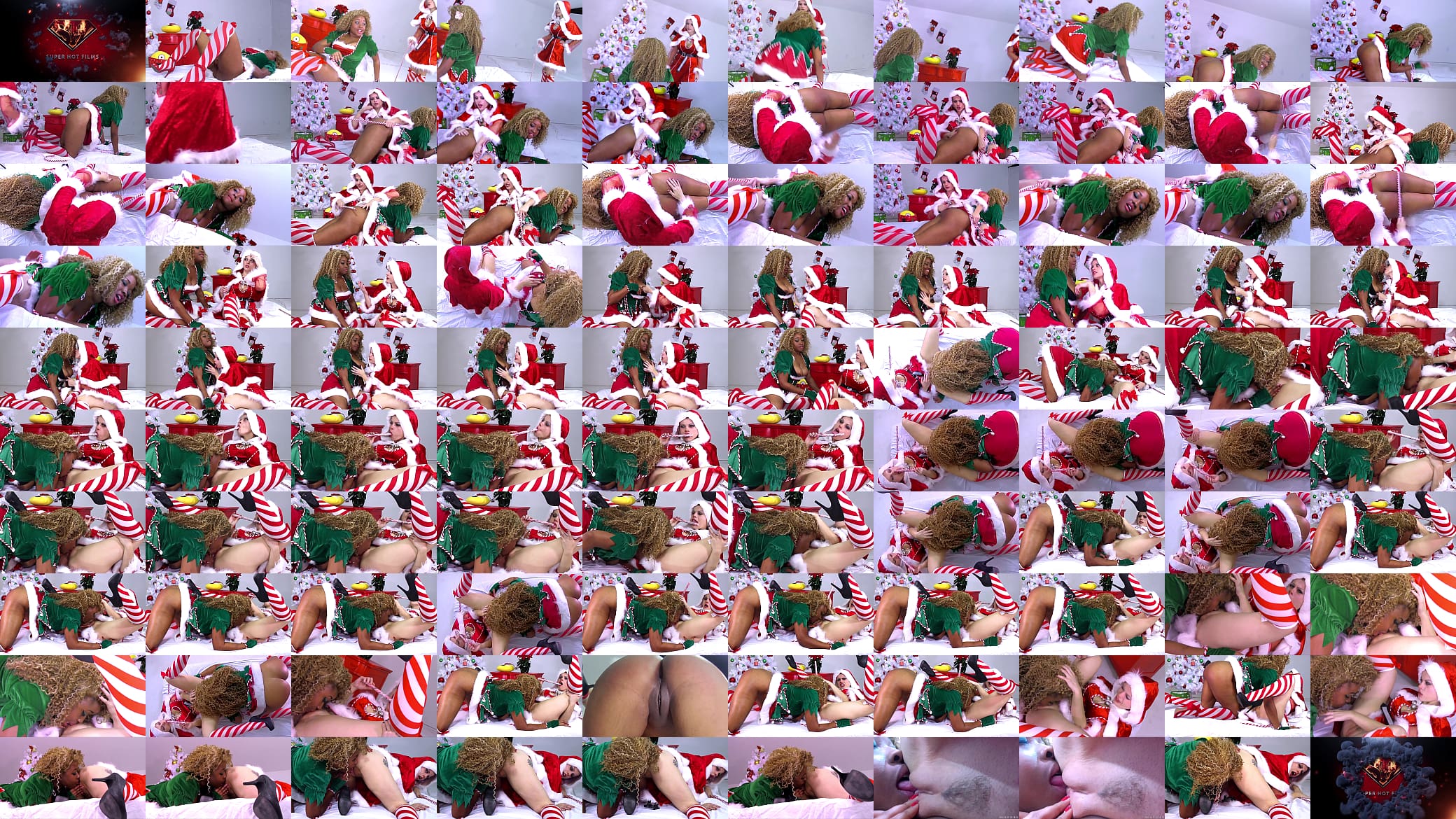 Nadia White give Nins Rivera a spanking for Christmas 预览图