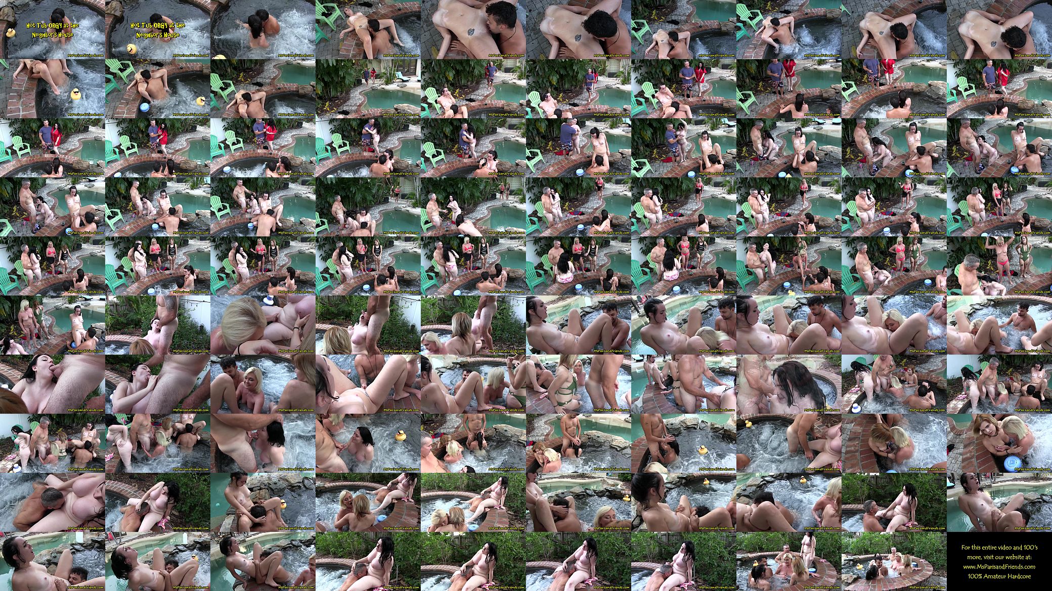Hot Tub Orgy at the Neighbor&#039;s House 预览图