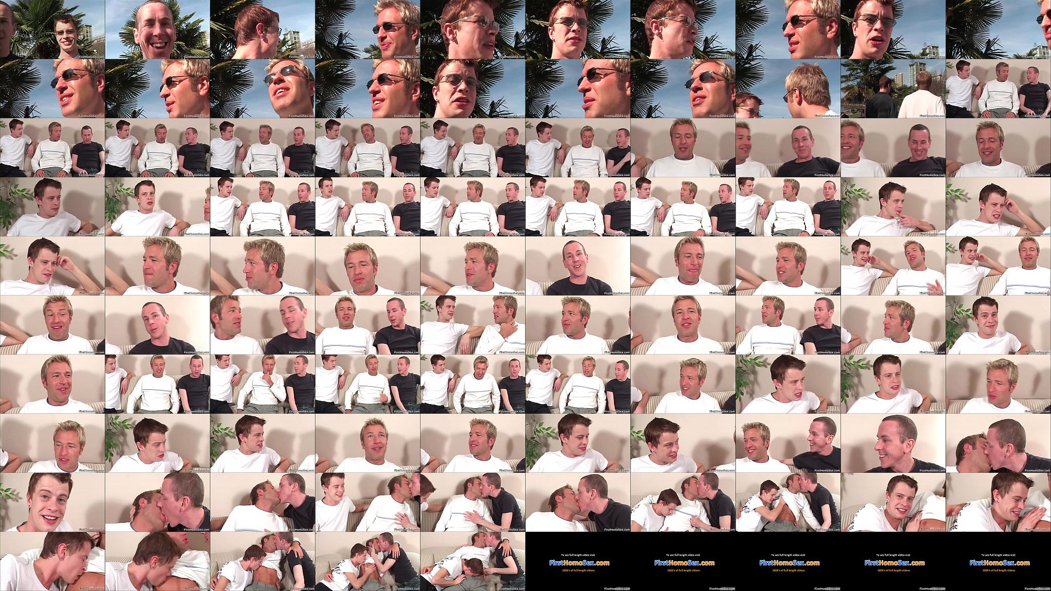 Cute blonde gay dude gets in a middle gay porn 预览图