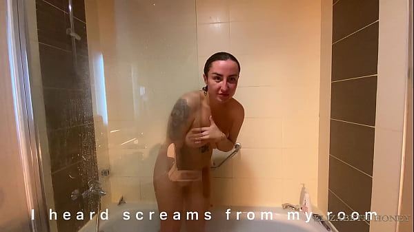 Sexy Girl With Big Ass Fucks Hard With Neighbor In The Shower