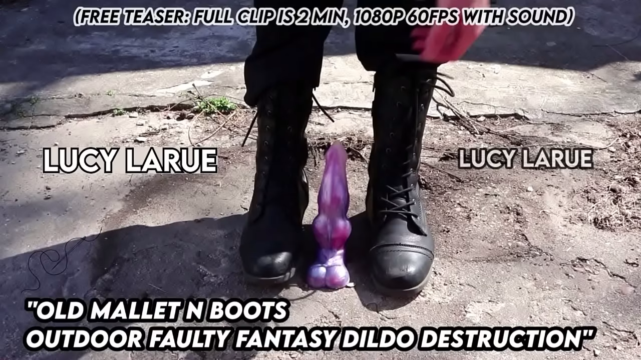&ldquo_Old Mallet n Boots Outdoor Faulty Fantasy Dildo Destruction&rdquo_