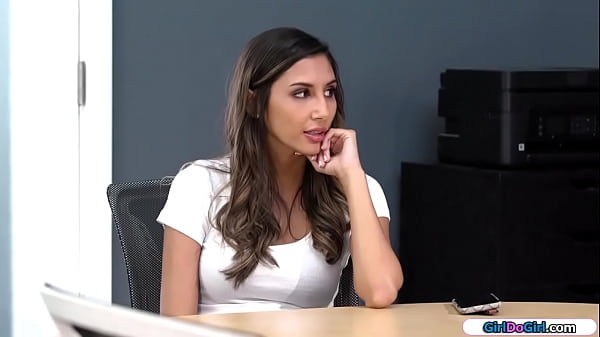Bored teens licking in conference room