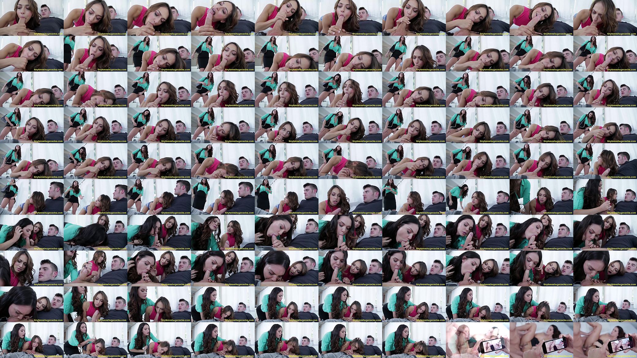 Teen deepthroat blowjob step-mom threesome 预览图