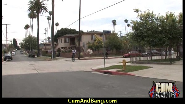 Interracial group blowjob from a ebony slut 26