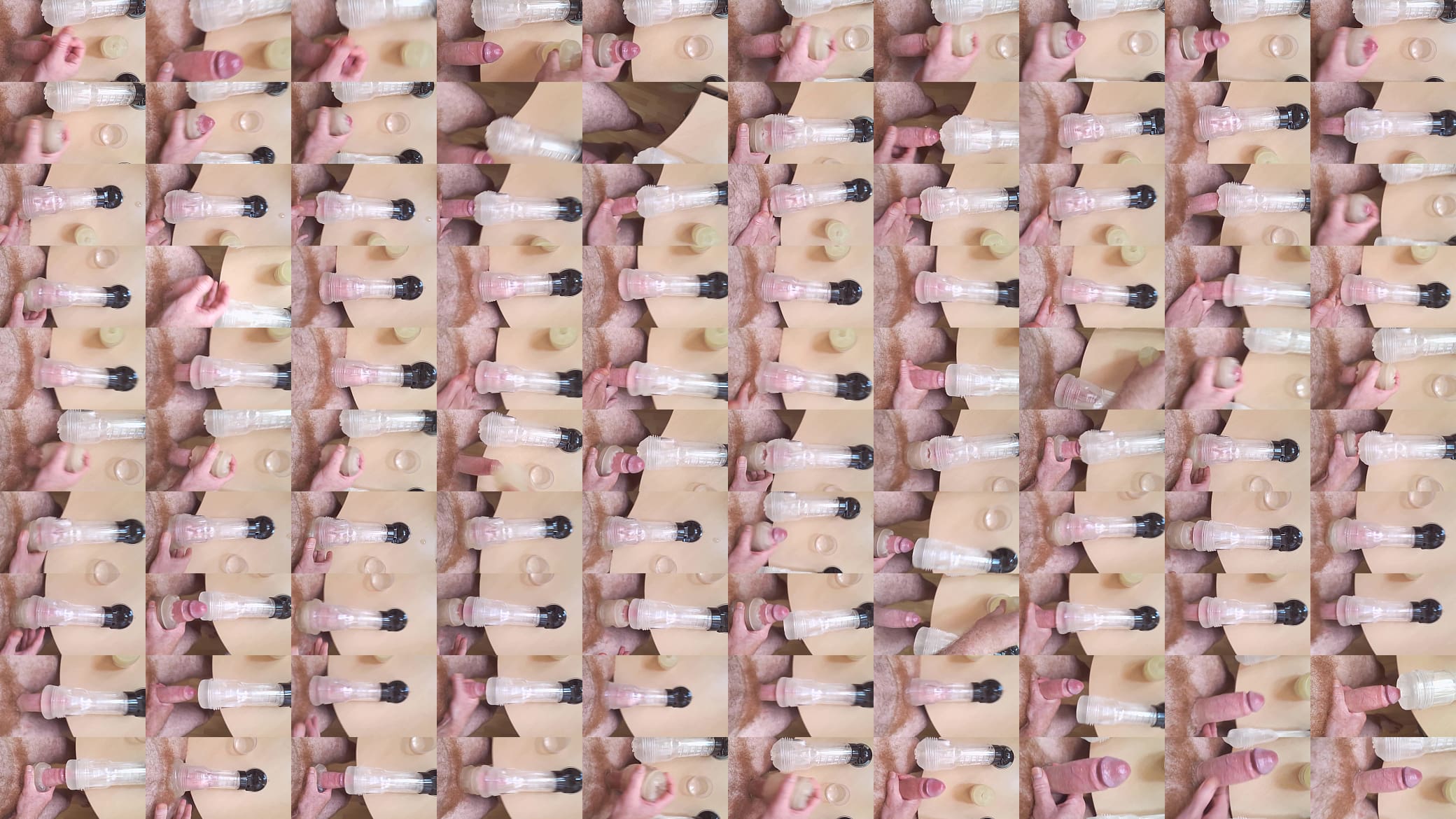 Testing transparent Fleshlight vaginas with suction cups 预览图