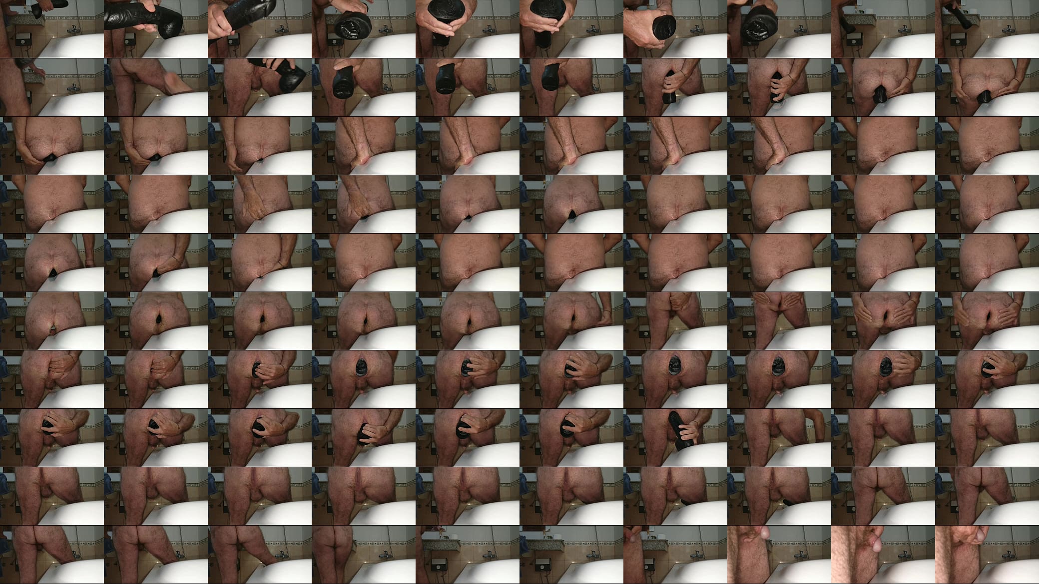 Big Dildo inserted full length balls and all. Comments please!!! 预览图