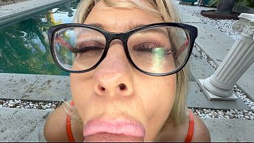 EXTREME AND SLOPPY BLOWJOB FROM BLONDE BABE JESSICA RYAN