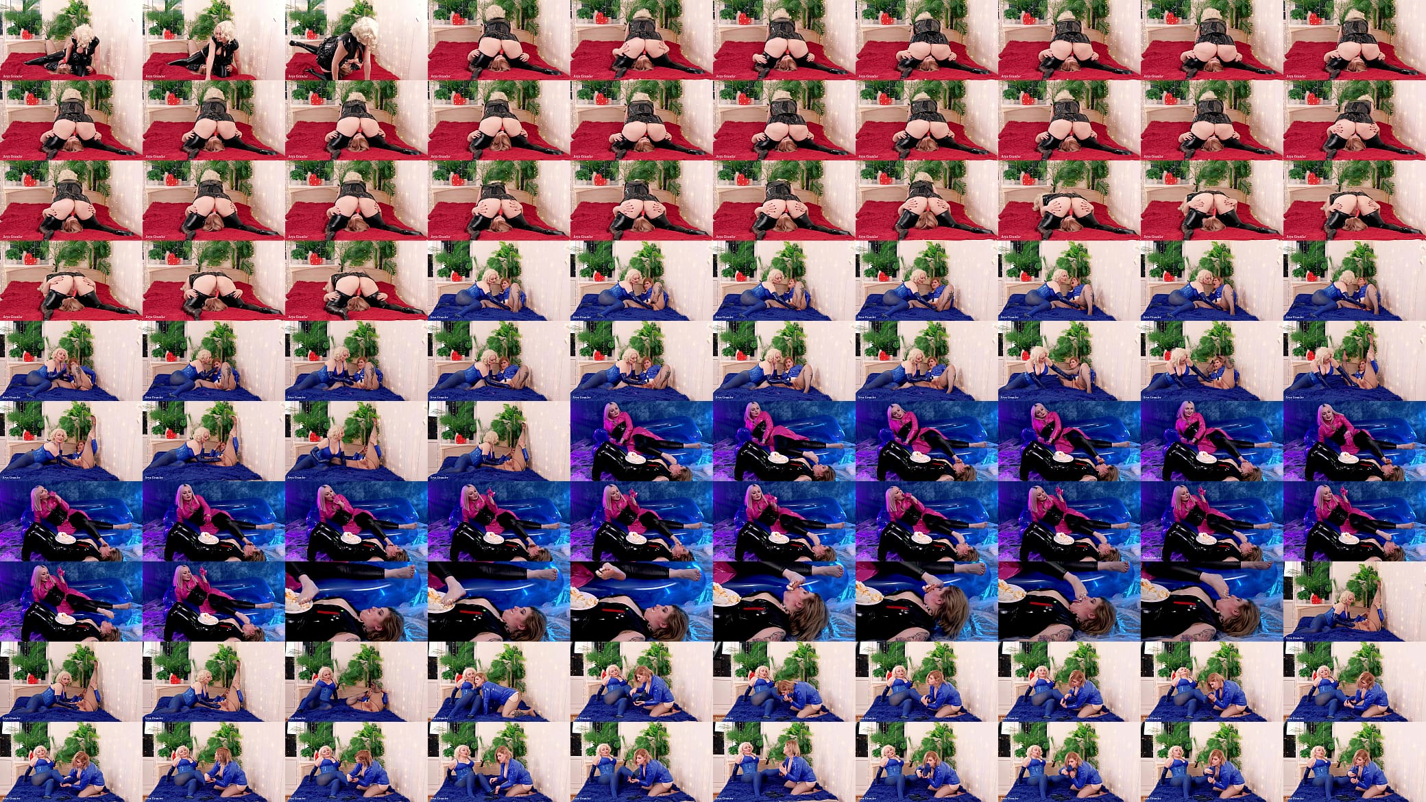 FACESITTING foot fetish  PUSSY FUCK pantyhose GAG DILDO hardcore fucking 预览图