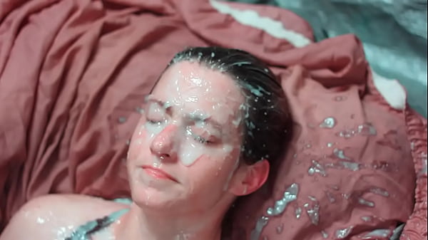 Fake cum bukkake 3