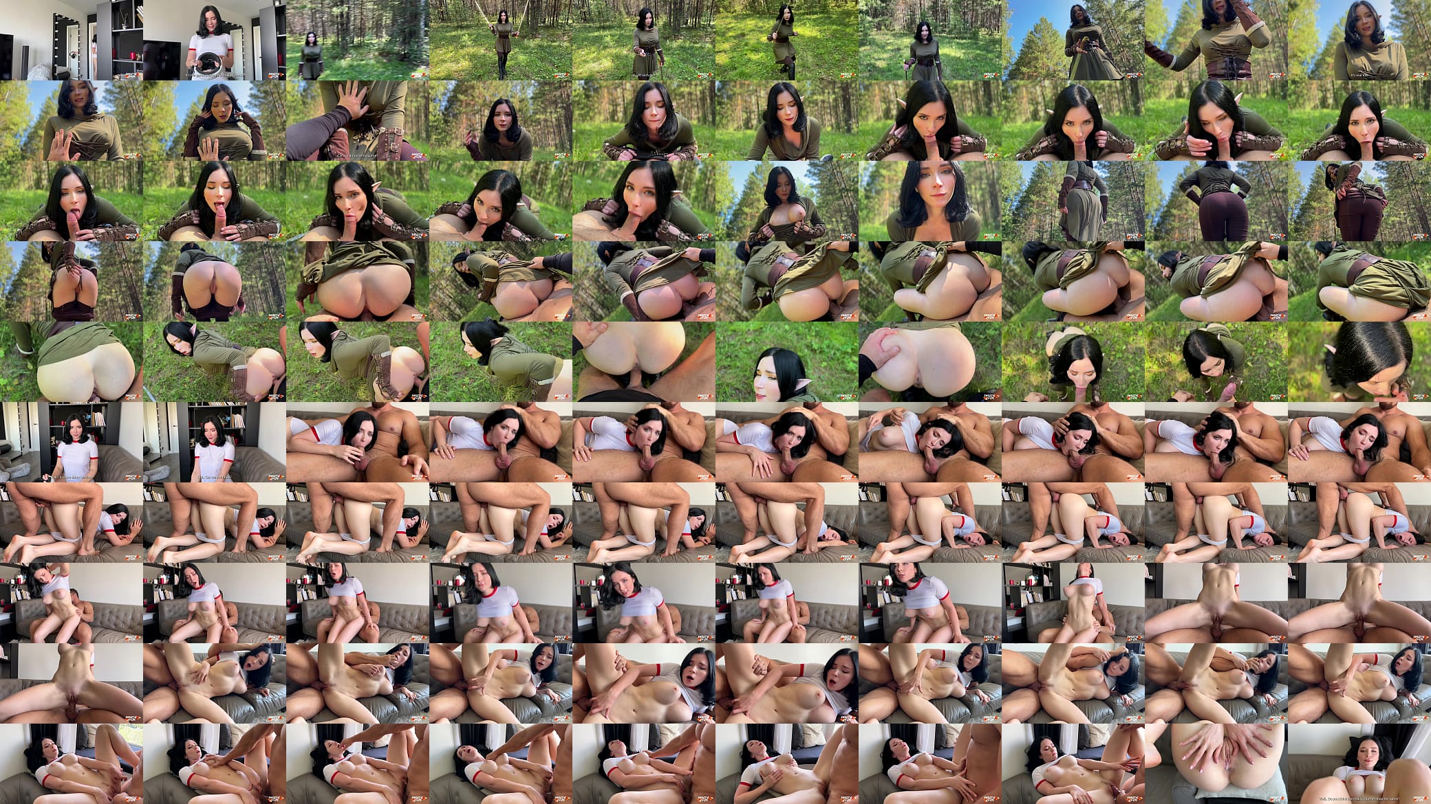 StepSister Let Play with Her Pussy in Virtual Reality and I Rough Fucked Her Holes POV 预览图