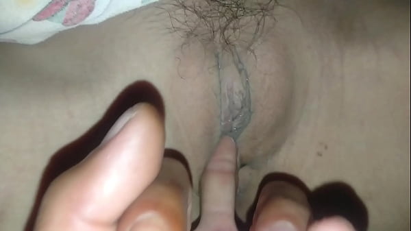 Pussy juice flows as her clit is fucked, her pussy is spread open, and the cock is stuffed into her pussy.