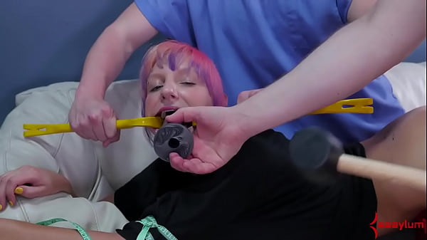Hogtied sub rims masters ass