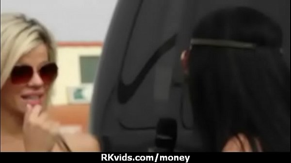 Tight teen fucks a man in front of the camera f...