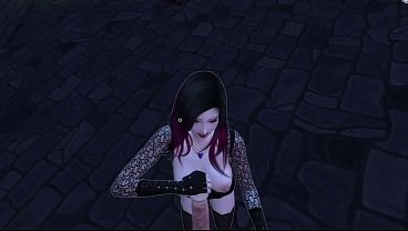 jv animation A hot vampire