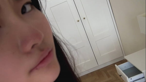 Flawless 18yo Asian teens's first porn video