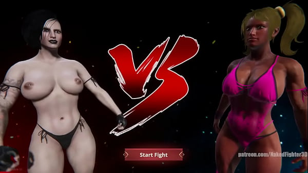 Luna VS Frankie Fuxalot (Naked Fighter 3D)