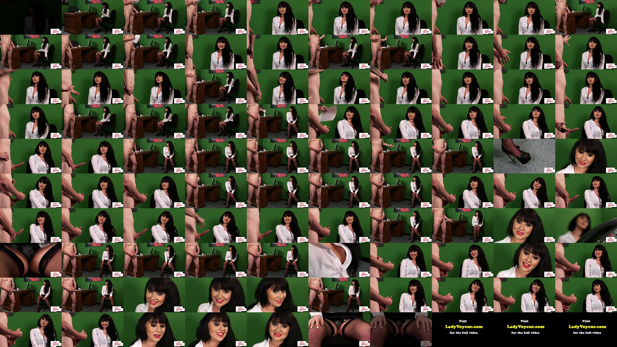 Stockinged british voyeur watching her sub 预览图