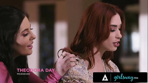 Download Video - GIRLSWAY - Redhead Delilah Day&rsquo;s Stress Melts Under Hot Theodora Day&rsquo;s Sensual Massage & Scissoring