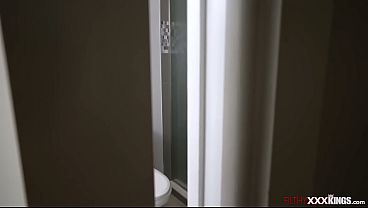 Stepmom lets stepson touch her big tits