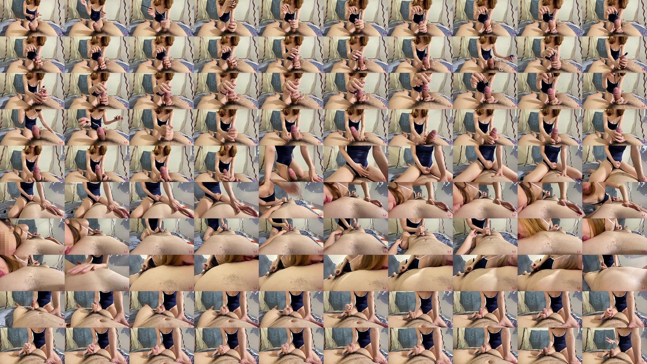 (POV)I trained his urethra and gave him a handjob until he ejaculated! I didn&#039;t expect his cock to be so hard even after ejaculation! 预览图