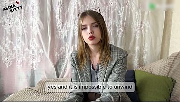 Went to Therapist with Severe Depression – She Said New Method and Ended with Cumshot on Her Face
