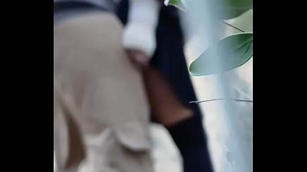 Hot slut gets cum and spanked. Outdoor creampie